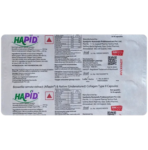hapid tablet 10's